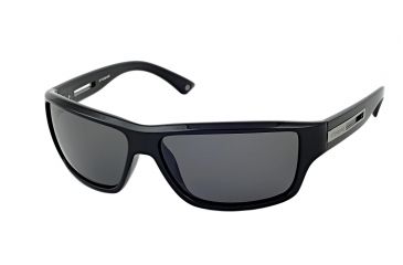 Image of Polaroid Douglas Mens Sunglasses - Black Frame, Polarized Grey Lenses PDX8104Z