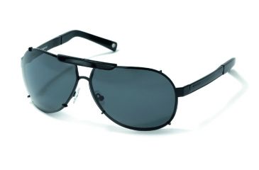 Image of Polaroid Everette Sunglasses - Black, Polarized Grey Lenses PDX4100Z