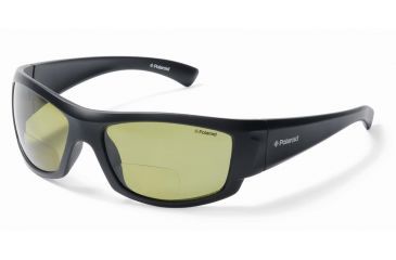 Image of Polaroid Joseph Sport Sunglasses - Black Frame, Polarized Yellow Bifocal Lenses PDP7113Y