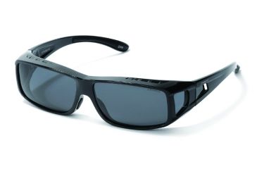 Image of Polaroid Parker SunCovers - Black, Polarized Grey Lenses PD8043A