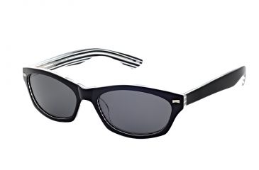 Image of Polaroid Edna Prescription Sunglasses, Black/White Frame PDP9104Z