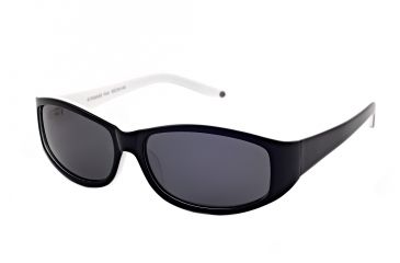 Image of Polaroid Kara Prescription Sunglasses, Black Smoke Frame PDP9152Z