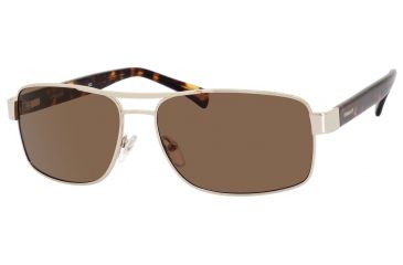 Image of Polaroid X 4316/S Sunglasses X4316S-000U-2P-6015 - B / Gold Frame, Brown Polarized Lenses, Lens Diameter 60mm, Distance Between Lenses 15mm