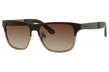 Image of Polaroid X 4414/S Single Vision Prescription Sunglasses X4414S-000T-S7-5515 - Frame Color Dark Brown, Lens Diameter 55 mm