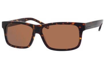 Image of Polaroid X 8300/S Sunglasses X8300S-00BM-OX-5915 - Havana Frame, Copper Polarized Lenses, Lens Diameter 59mm, Distance Between Lenses 15mm