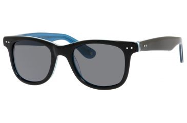 Image of Polaroid X 8400/S Progressive Prescription Sunglasses X8400S-0D51-1T-5022 - Frame Color Black Blue, Lens Diameter 50 mm