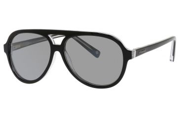 Image of Polaroid X 8401/S Progressive Prescription Sunglasses X8401S-07C5-YA-5713 - Frame Color Black Crystal, Lens Diameter 57 mm