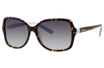 Image of Polaroid X 8404/S Sunglasses X8404S-00BM-ML-5915 - Havana Frame, Gray Gradient Polarized Lenses, Lens Diameter 59mm, Distance Between Lenses 15mm
