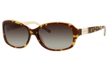 Image of Polaroid X 8406/S Single Vision Prescription Sunglasses X8406S-004A-S7-5615 - Lens Diameter 56 mm, Frame Color Light Havana