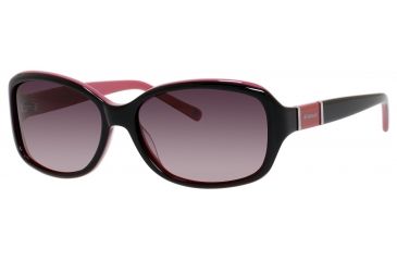 Image of Polaroid X 8406/S Single Vision Prescription Sunglasses X8406S-0G48-AU-5615 - Lens Diameter 56 mm, Frame Color Black Rose