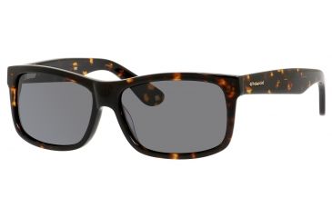 Image of Polaroid X 8421/S Progressive Prescription Sunglasses X8421S-0086-1T-5915 - Frame Color Dark Havana, Lens Diameter 59 mm