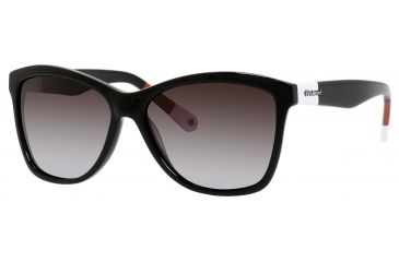 Image of Polaroid X 8423/S Single Vision Prescription Sunglasses X8423S-00A2-S7-5916 - Lens Diameter 59 mm, Frame Color Black Red