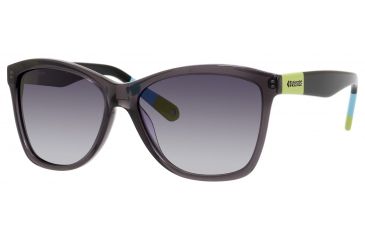 Image of Polaroid X 8423/S Single Vision Prescription Sunglasses X8423S-0V6Y-ML-5916 - Lens Diameter 59 mm, Frame Color Smoke Black