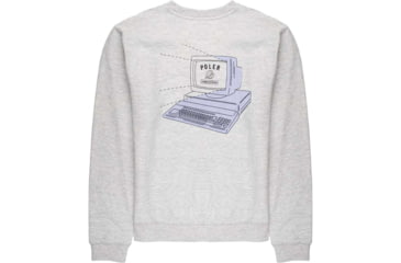 Image of Poler Cyber Division Crew, Extra Large, Gray Heather, 213APM2504-Gray Heather-XL