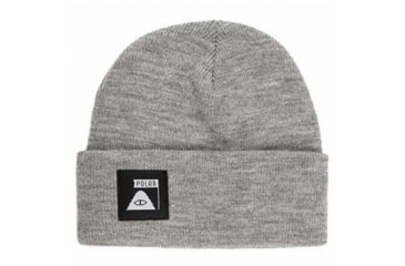 Image of Poler Daily Driver Beanie, Gray, One Size, 213ACU7903-Gray-O/S