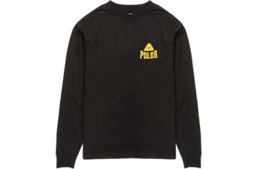 Image of Poler Fruit Sticker Crew, 2XL, Black, 221APM2501-Black-XXL