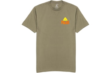 Image of Poler Fruit Sticker T-Shirt, Small, Military Green, 221APM2003-MILITARY GREEN-S