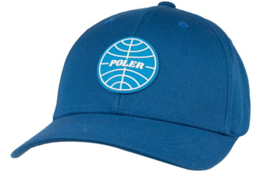 Image of Poler Global Patch Dad Hat, Navy, One Size, 214ACU7801-Navy-O/S