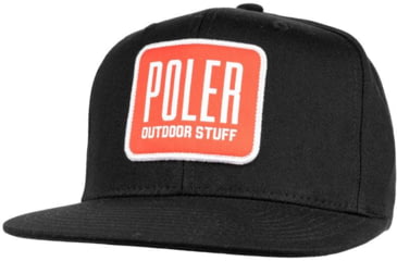 Image of Poler Hype Patch Hat, Black, One Size, 213ACU7204-Black-O/S