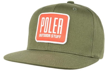 Image of Poler Hype Patch Hat, Olive, One Size, 213ACU7204-Olive-O/S
