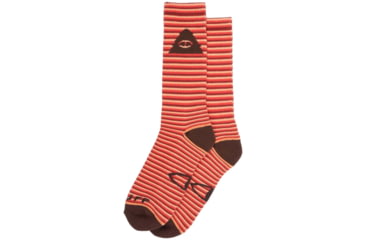 Image of Poler Icon Stripe Socks, Red, One Size, 214ACUSK02-Red-O/S