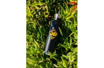 Image of Poler Insulated Water Bottle, Black, 221ACM9105-Black-O/S