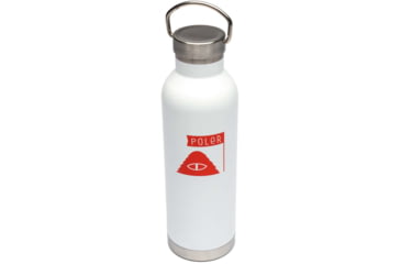 Image of Poler Insulated Water Bottle, TRD White, 223ACM9105-TRD White-O/S