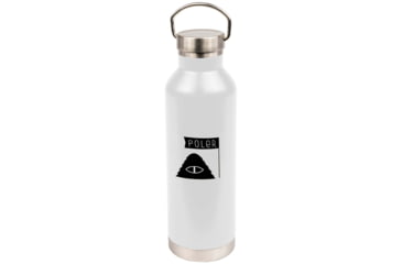 Image of Poler Insulated Water Bottle, White, 221ACM9105-White-O/S