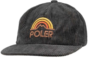 Image of Poler MT Rainbow Hat, Dark Grey, One Size, 212ACU7001-Dark Grey-O/S
