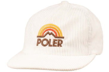 Image of Poler MT Rainbow Hat, White, One Size, 212ACU7001-White-O/S