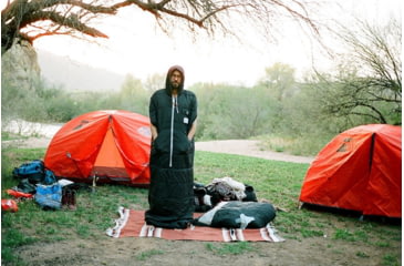 Image of Poler Napsack 50 Wearable Sleeping Bag Synthetic-Black-Medium