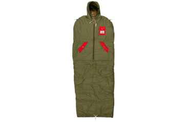 Image of Poler Napsack 50 Wearable Sleeping Bag Synthetic-Burnt Olive-Large