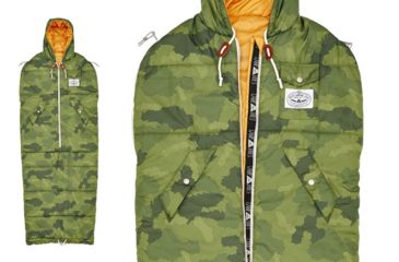Image of Poler Napsack 50 Wearable Sleeping Bag Synthetic-Camo-Large