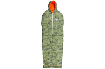 Image of Poler Napsack 50 Wearable Sleeping Bag Synthetic-Green Camo-Extra Large