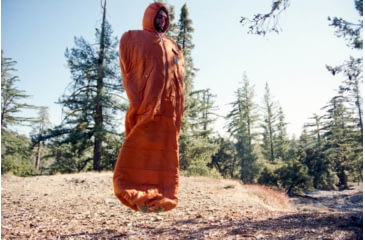 Image of Poler Napsack 50 Wearable Sleeping Bag Synthetic-Orange-Medium