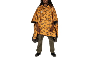Image of Poler Poncho, Black Ginger Critter, One Size, 212ACU5601-BLGCRITTER-O/S
