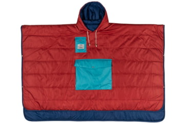 Image of Poler Poncho, Blueberry/Cherry, One Size, 214ACU5601-BlCherry-O/S