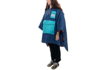 Image of Poler Poncho, Blueberry/Cherry, One Size, 214ACU5601-BlCherry-O/S