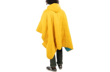 Image of Poler Poncho, Goldenrod/Bluepine, One Size, 214ACU5601-GBluepine-O/S