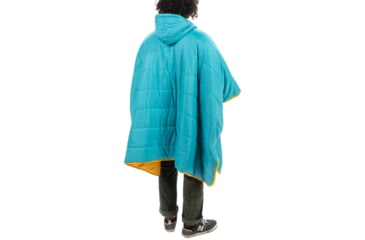 Image of Poler Poncho, Goldenrod/Bluepine, One Size, 214ACU5601-GBluepine-O/S