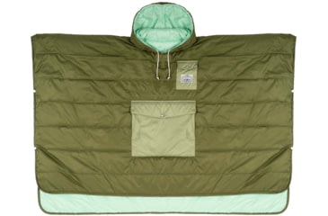Image of Poler Poncho, Jungle Green, Small/Medium, 221ACU5601-Jungle Green-S/M