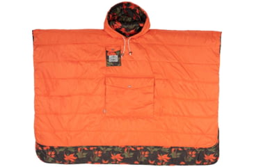 Image of Poler Poncho, Orchid Floral Black, Small/Medium, 221ACU5601-OrFlBlack-S/M