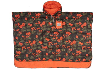 Image of Poler Poncho, Orchid Floral Black, Small/Medium, 221ACU5601-OrFlBlack-S/M