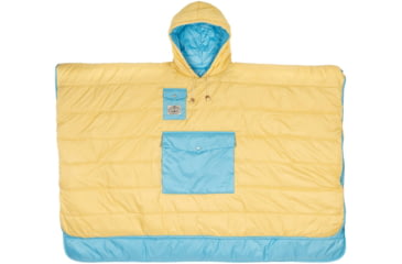 Image of Poler Poncho, Powder Blue Daisy, One Size, 212ACU5601-PBlDaisy-O/S
