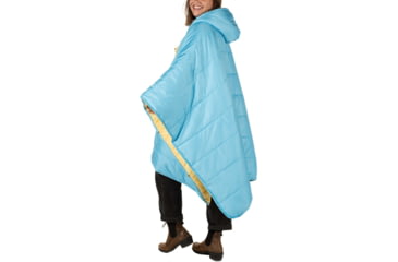 Image of Poler Poncho, Powder Blue Daisy, One Size, 212ACU5601-PBlDaisy-O/S
