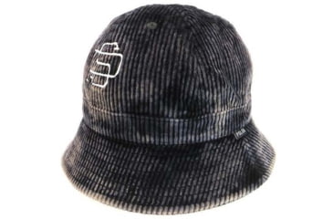 Image of Poler PS Bleach Corduroy Bell Hat, Black, One Size, 55200343-Black-O/S