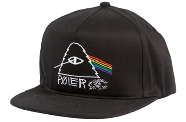 Image of Poler Psychedelic Snapback Hat-Black-One Size