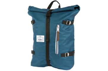Image of Retro Rolltop 28 L Backpack-Blue Steel