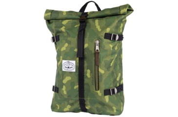 Image of Retro Rolltop 28 L Backpack-Green Camo