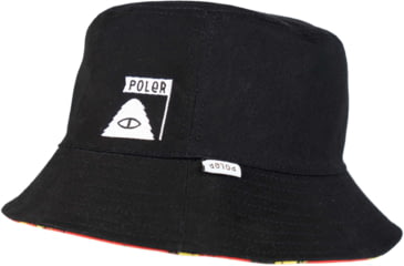 Image of Poler Reversible Bucket Hat, CK Wash/Black, One Size, 223ACU7102-CK Wash/Black-O/S